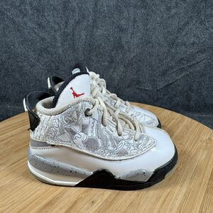 Air Jordan Dub Zero TD White 311072 105 Toddler Kids Youth US Size 6C Basketball